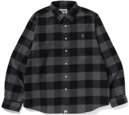 Bape A BATHING APE 格紋修身長袖襯衫 1K30-131-004 Buy Bape A BATHING APE 格紋修身長袖襯衫 1K30-131-004