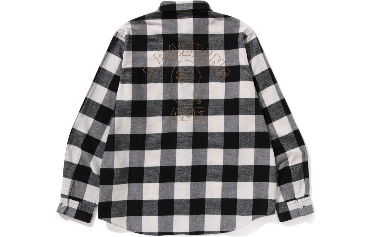 Lookbook Bape A BATHING APE 格紋修身長袖襯衫 1K30-131-004