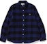 Details for Bape A BATHING APE 格紋修身長袖襯衫 1K30-131-004