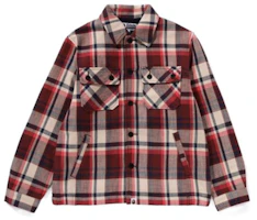 Bape A BATHING APE Plaid Single-Breasted Long-Sleeve Jacket. 1J80-140-010 Bape A BATHING APE Plaid Single-Breasted Long-Sleeve Jacket. 1J80-140-010