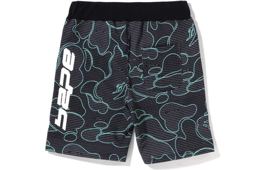 Bape A BATHING APE  Reflective Striped Relaxed Fit Elastic Waist Shorts. 0ZXSPM153009I 圖 5