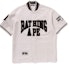Buy Bape A BATHING APE 短袖襯衫附標誌貼布與立領設計 1J80-132-051