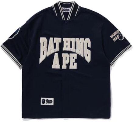 Bape A BATHING APE 短袖襯衫附標誌貼布與立領設計 1J80-132-051 Details for Bape A BATHING APE 短袖襯衫附標誌貼布與立領設計 1J80-132-051