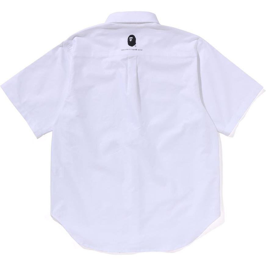 Bape A BATHING APE  Short Sleeve Shirt with Lettered Collar. 1K25-132-001 圖 5