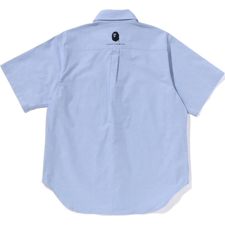 Bape A BATHING APE  Short Sleeve Shirt with Lettered Collar. 1K25-132-001 圖 7