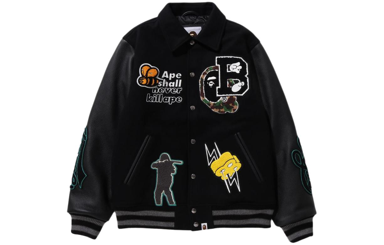 Bape A BATHING APE  Single-Breasted Printed Long Sleeve Jacket. 1K30-141-002 圖 2