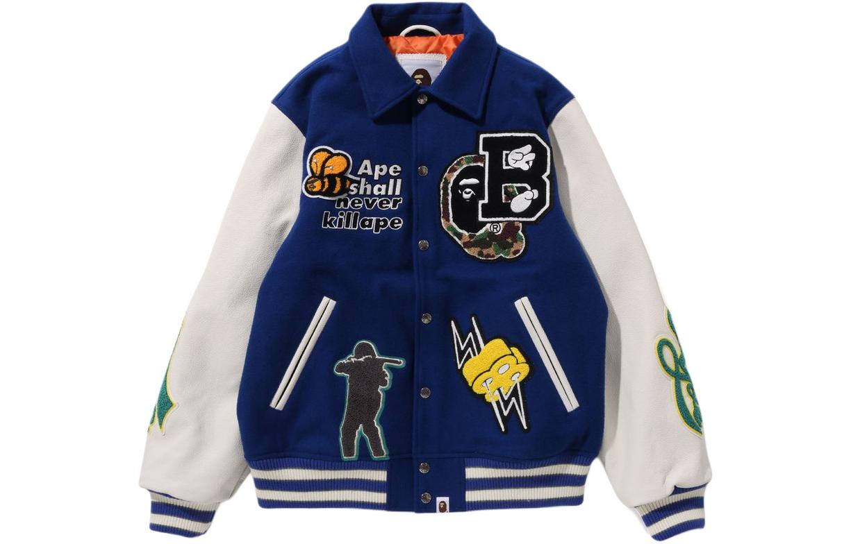 Bape A BATHING APE  Single-Breasted Printed Long Sleeve Jacket. 1K30-141-002 圖 4