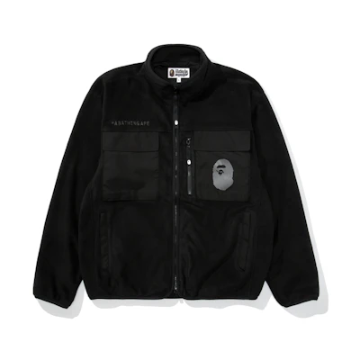 Bape A BATHING APE Solid Multi-Pocket Fleece Jacket. 0ZXJKM14005XH