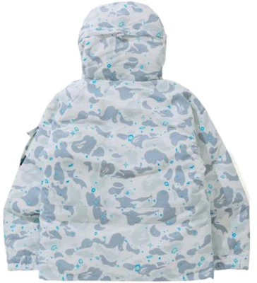 Bape A BATHING APE Jaket Down Hooded Multi-Pocket Starry Print Regular Fit. 0ZXDNM141005H Details for Bape A BATHING APE Jaket Down Hooded Multi-Pocket Starry Print Regular Fit. 0ZXDNM141005H