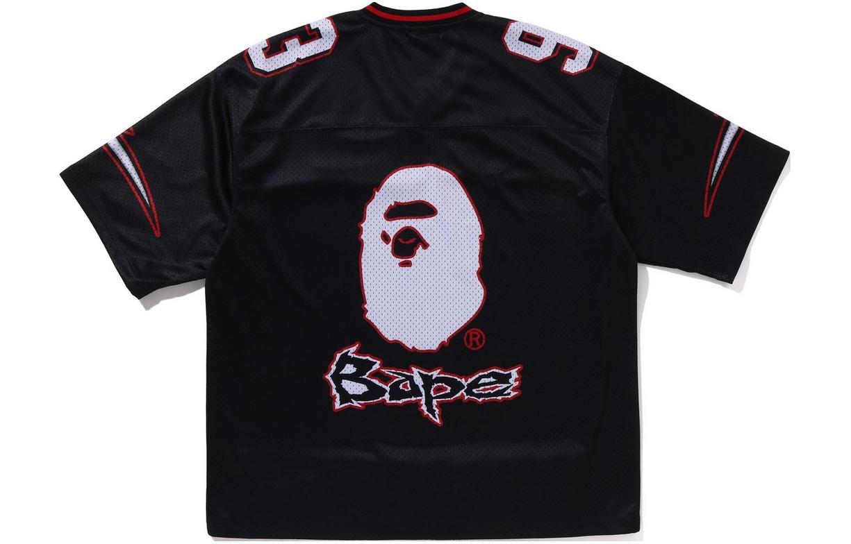 Bape A BATHING APE  V-Neck Numeric Print Short Sleeve T-Shirt. 1K30-109-315 圖 5