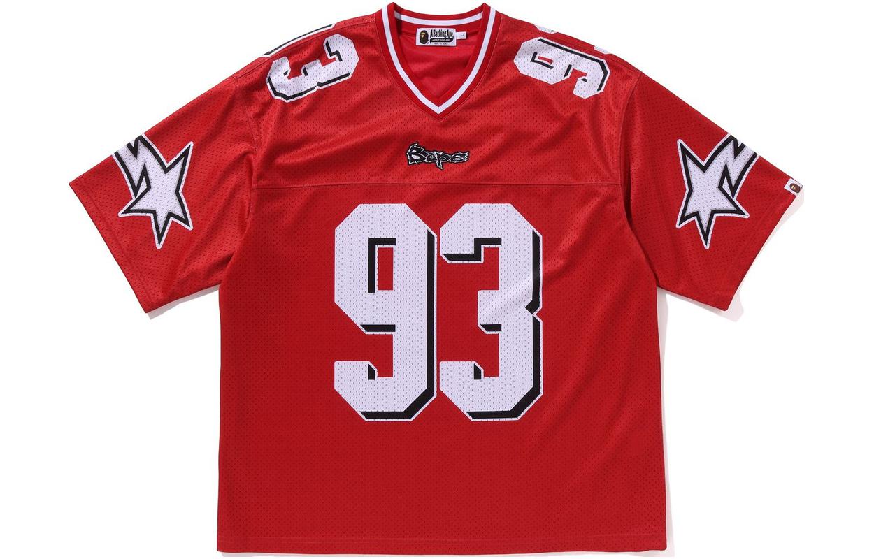 Bape A BATHING APE  V-Neck Numeric Print Short Sleeve T-Shirt. 1K30-109-315 圖 6