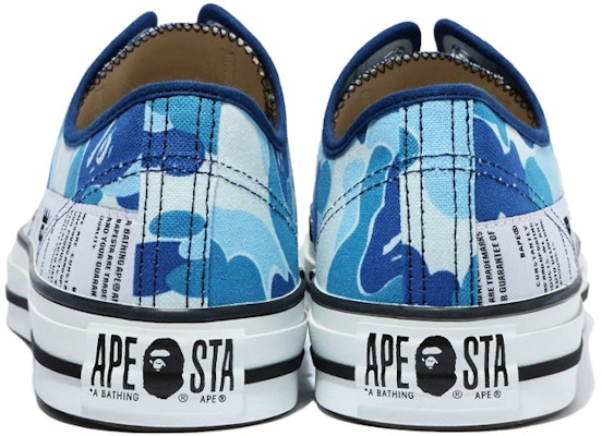 BAPE A Bathing Ape Abc Camo Ape Sta Low 'Biru' 1F80-191-007BLU Shop BAPE A Bathing Ape Abc Camo Ape Sta Low 'Biru' 1F80-191-007BLU