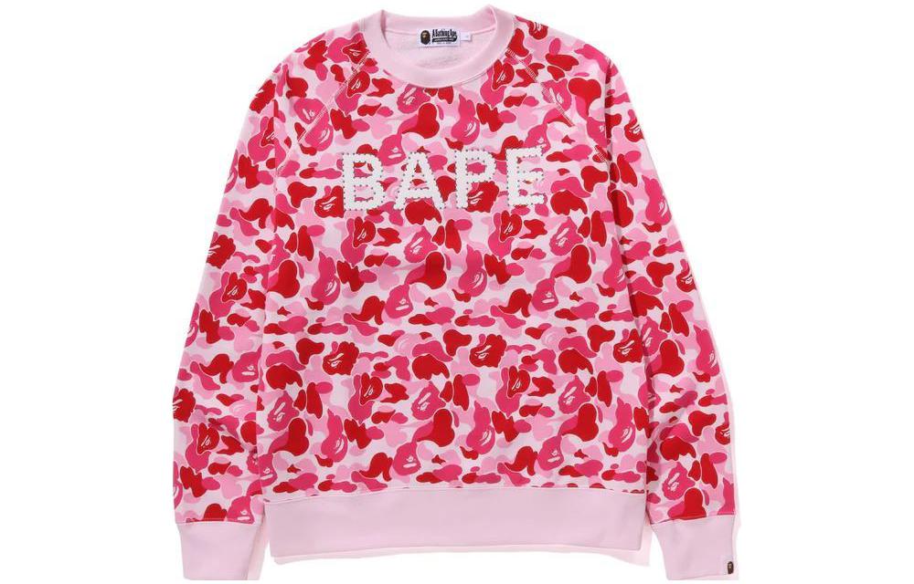 Purchase Bape A BATHING APE ABC Camo Crystal Stone Sweater Cetak Camo. 1J80-113-008