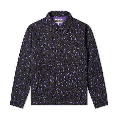 Bape A BATHING APE All-Over Print Casual Jacket Men 1G80-140-015