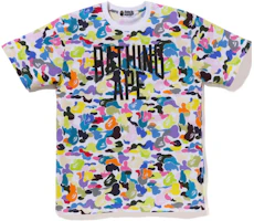 Bape A BATHING APE All-Over Print Crewneck T-Shirt . 1J20-109-014 Bape A BATHING APE All-Over Print Crewneck T-Shirt . 1J20-109-014