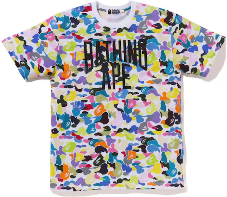 Bape A BATHING APE オールオーバープリント クルーネック Tシャツ 1J20-109-014 Buy Bape A BATHING APE オールオーバープリント クルーネック Tシャツ 1J20-109-014