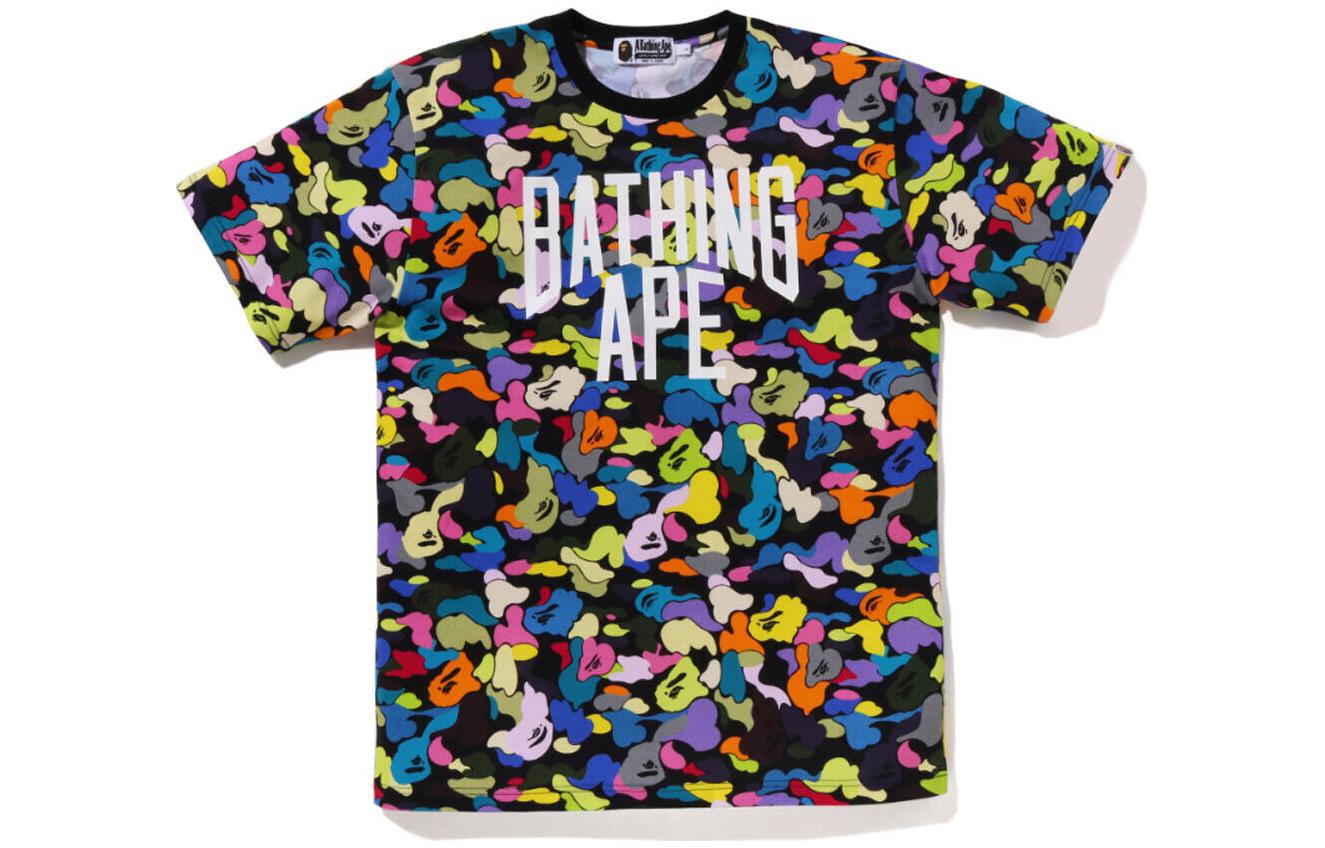 Lookbook Bape A BATHING APE オールオーバープリント クルーネック Tシャツ 1J20-109-014