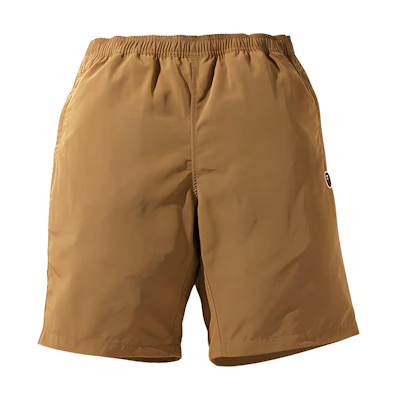 Bape A BATHING APE Ape Head Badge Solid Casual Shorts 0ZXSPM15322XG