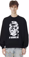 Details for Bape A BATHING APE 猿人頭墨水迷彩圖案卡通印花圓領衛衣 男款 0ZXSWM113003I