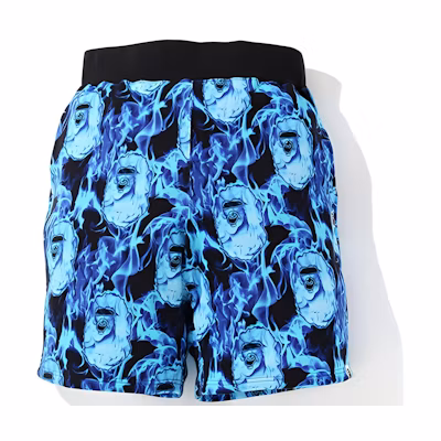 Bape A BATHING APE Ape Head Print Relaxed Fit Shorts Unisex 1G30-153-014