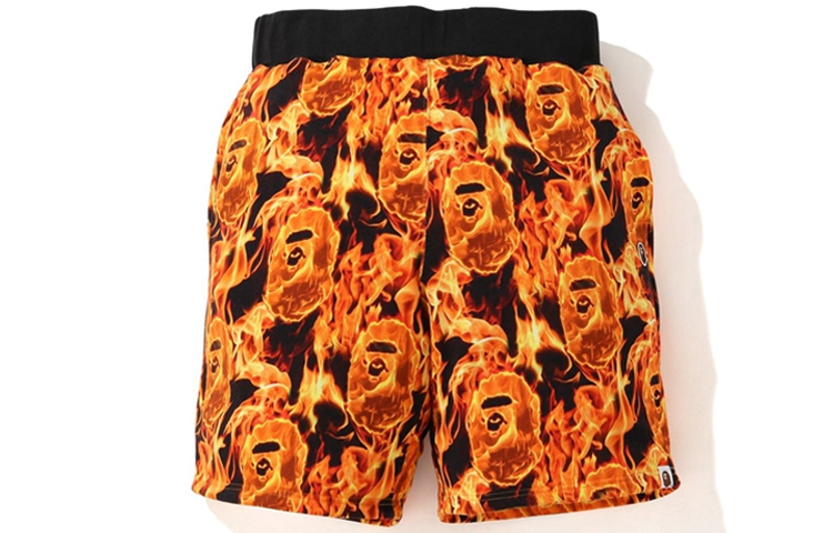 Bape A BATHING APE Ape Head Print Relaxed Fit Shorts Unisex 1G30-153-014 圖 3