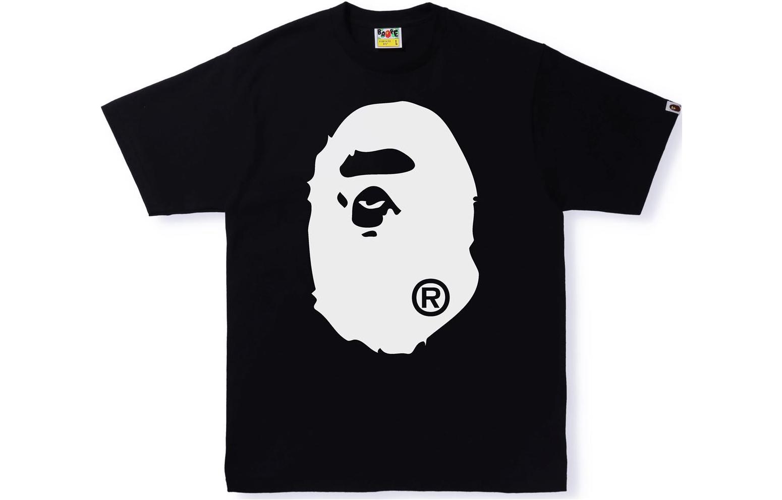 Shop Bape A BATHING APE 猿人頭 SS22 圖案印花圓領短袖T恤 1I30-110-026