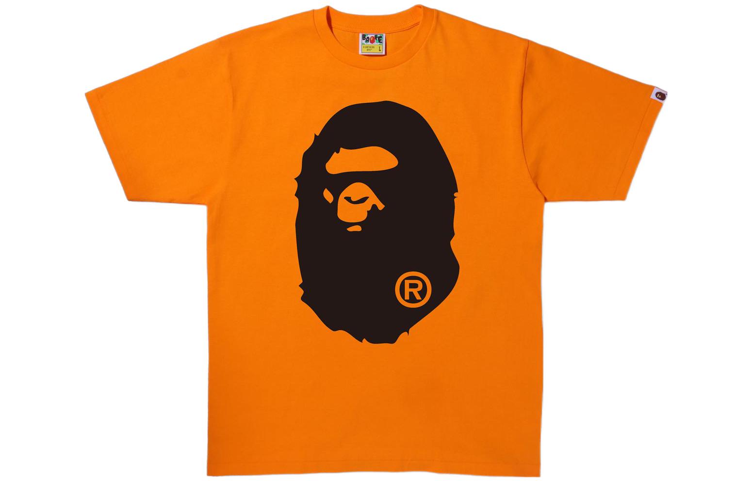 Details for Bape A BATHING APE 猿人頭 SS22 圖案印花圓領短袖T恤 1I30-110-026