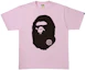 Cheap Bape A BATHING APE 猿人頭 SS22 圖案印花圓領短袖T恤 1I30-110-026
