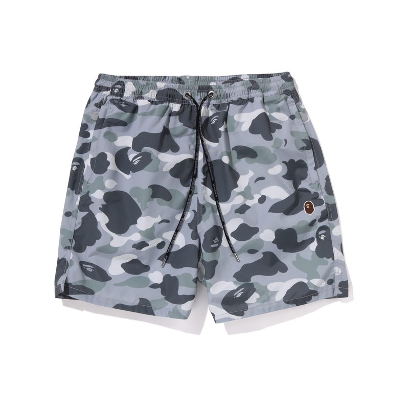 Shop Bape A BATHING APE バッジ カモ 水着 ショーツ. 0ZXSPM153324M