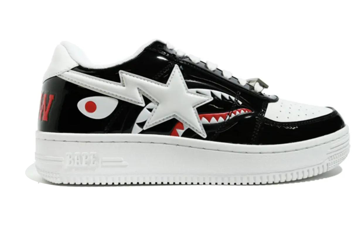 BAPE A BATHING APE Bapesta Low 'Black Fashion' 圖 2