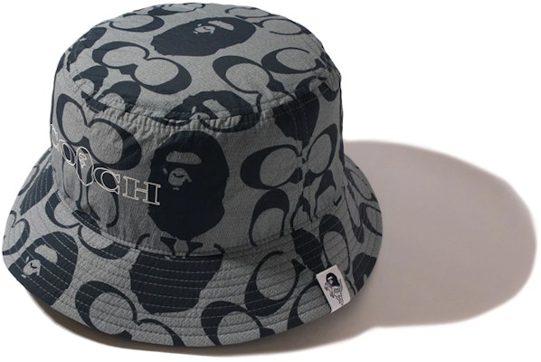 Bape A BATHING APE Topi Bucket Hitam Keren Unisex Desain Fashionable. 1H73-180-901 Lookbook Bape A BATHING APE Topi Bucket Hitam Keren Unisex Desain Fashionable. 1H73-180-901