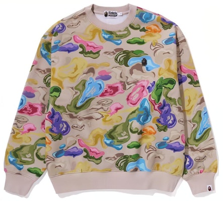 Bape A BATHING APE カモ クルーネック プルオーバー ルーズフィット スウェット ユニセックス 1J80-113-054 Buy Bape A BATHING APE カモ クルーネック プルオーバー ルーズフィット スウェット ユニセックス 1J80-113-054