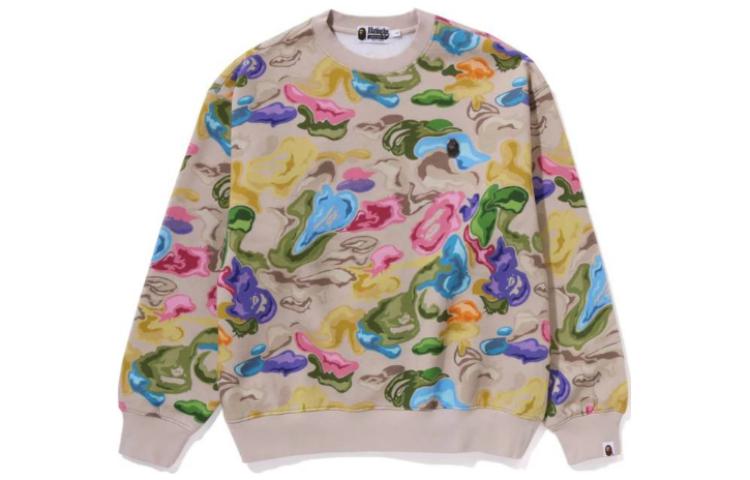 Order Bape A BATHING APE カモ クルーネック プルオーバー ルーズフィット スウェット ユニセックス 1J80-113-054