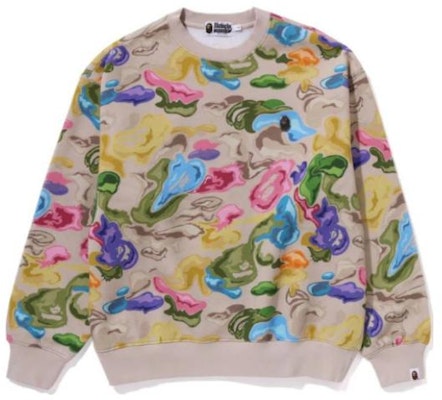 Bape A BATHING APE カモ クルーネック プルオーバー ルーズフィット スウェット ユニセックス 1J80-113-054 Order Bape A BATHING APE カモ クルーネック プルオーバー ルーズフィット スウェット ユニセックス 1J80-113-054
