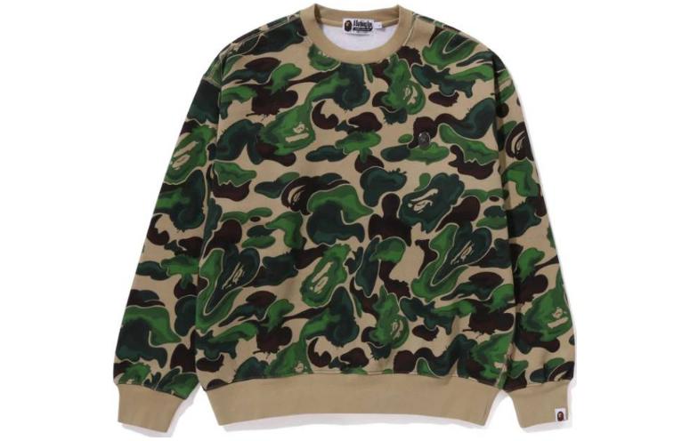 Lookbook Bape A BATHING APE カモ クルーネック プルオーバー ルーズフィット スウェット ユニセックス 1J80-113-054