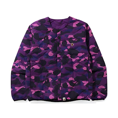 Bape A BATHING APE Camo Embroidered Logo Unisex Jacket. 1G80-140-019