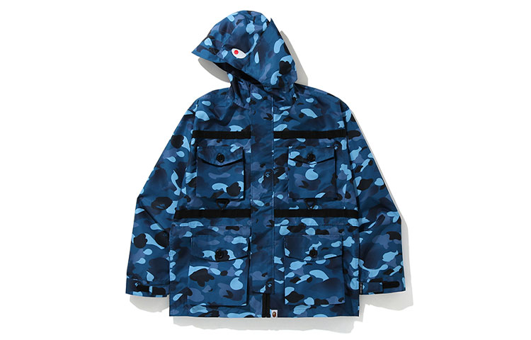 Bape A BATHING APE Camo Letter Print Hoodie Jacket - 0ZXJKM141008D 圖 5