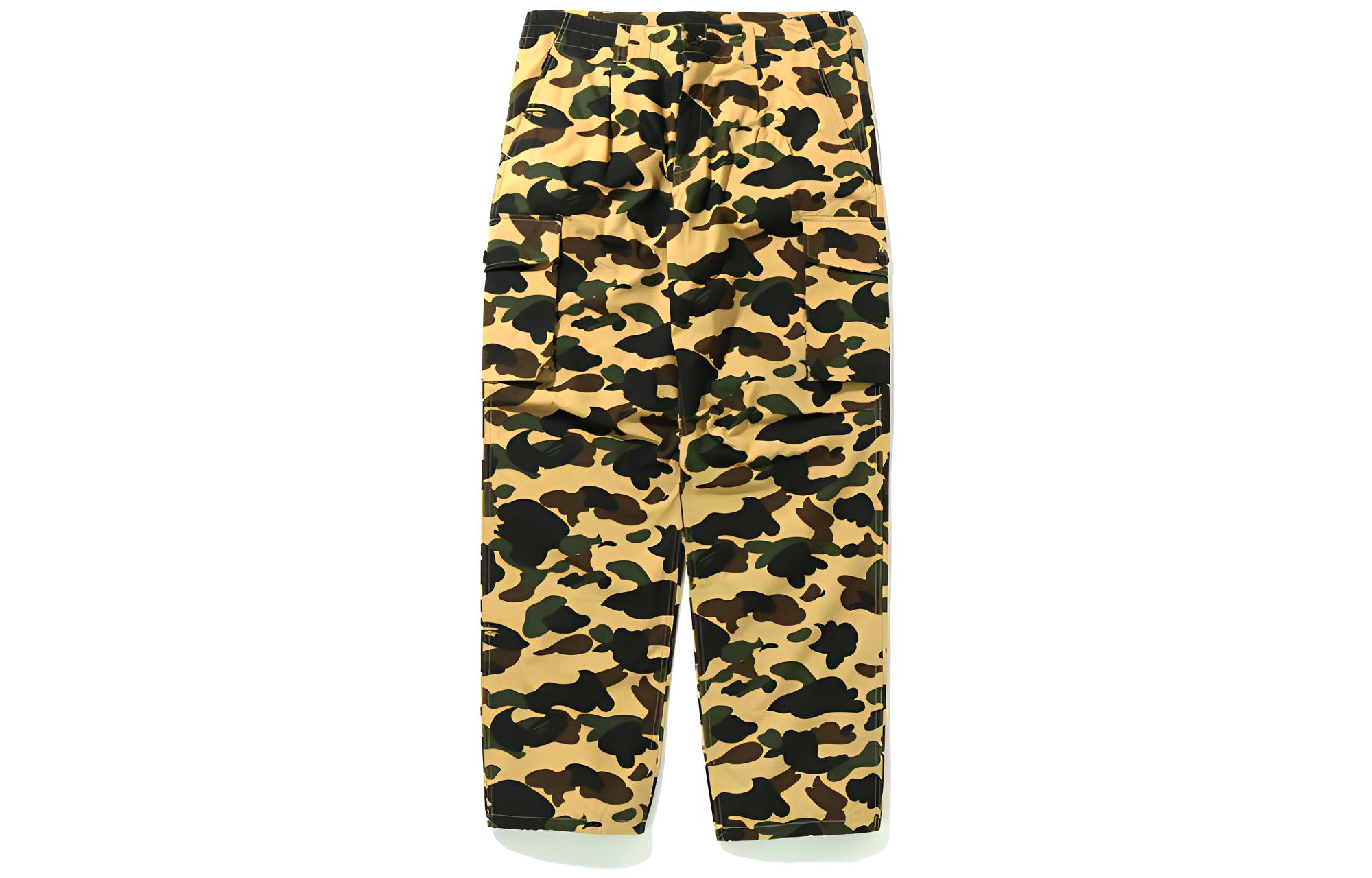 Bape A BATHING APE Camo Multi-Pocket Knit Joggers Unisex Style. 0ZXPTM152017H