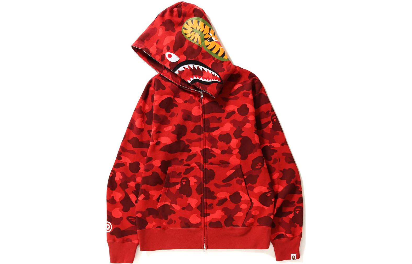 Lookbook Bape A BATHING APE 迷彩鯊魚連帽外套 男女通用 1I20-115-005