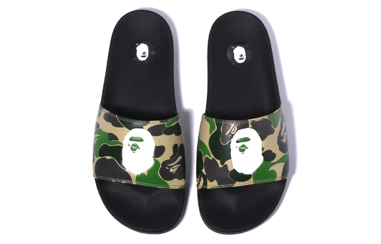 BAPE A BATHING APE Camo Slide 'Black' 圖 5
