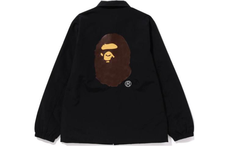 Lookbook Bape A BATHING APE Jaket Lelaki Lengan Panjang Kasual Single-Breasted. 1J75-140-001