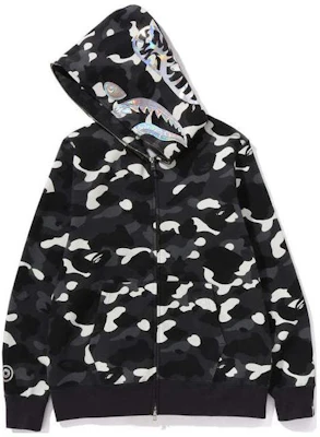Bape A BATHING APE City Camo Glow Shark Full-Zip Hoodie Unisex. 1K30-115-003 Lookbook Bape A BATHING APE City Camo Glow Shark Full-Zip Hoodie Unisex. 1K30-115-003
