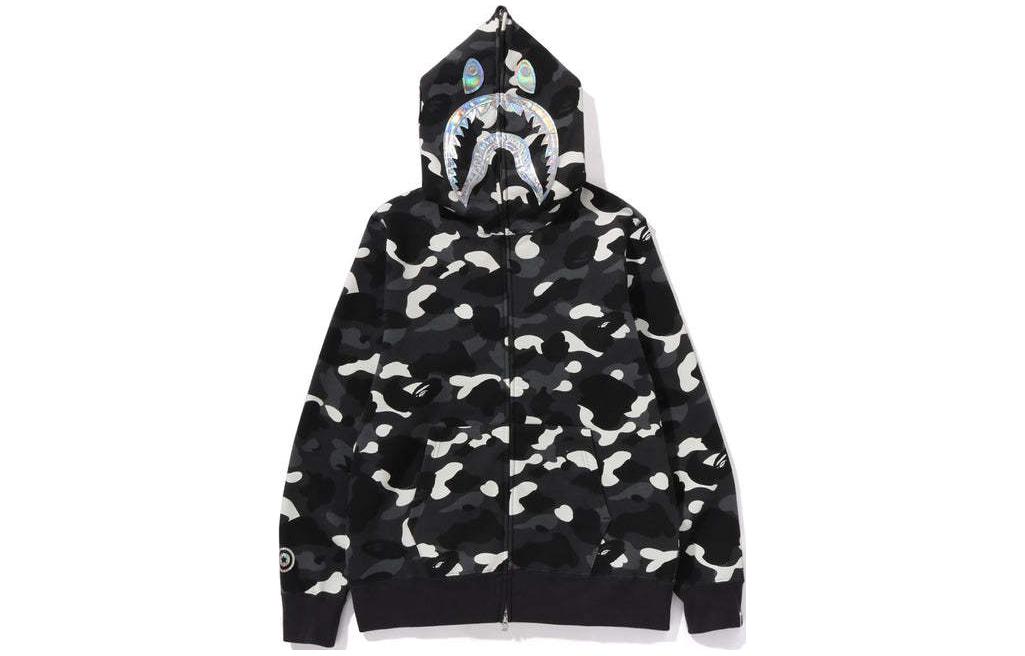 Bape A BATHING APE City Camo Glow Shark Full-Zip Hoodie Unisex. 1K30-115-003 圖 4