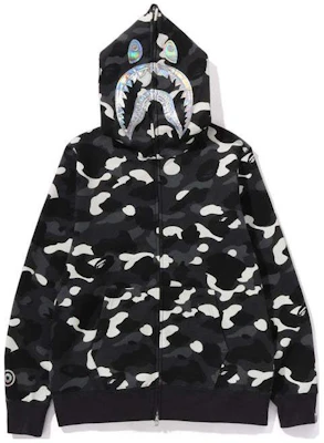 Bape A BATHING APE City Camo Glow Shark Full-Zip Hoodie Unisex. 1K30-115-003 Shop Bape A BATHING APE City Camo Glow Shark Full-Zip Hoodie Unisex. 1K30-115-003