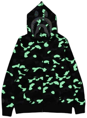 Bape A BATHING APE City Camo Glow Shark Full-Zip Hoodie Unisex. 1K30-115-003 Purchase Bape A BATHING APE City Camo Glow Shark Full-Zip Hoodie Unisex. 1K30-115-003