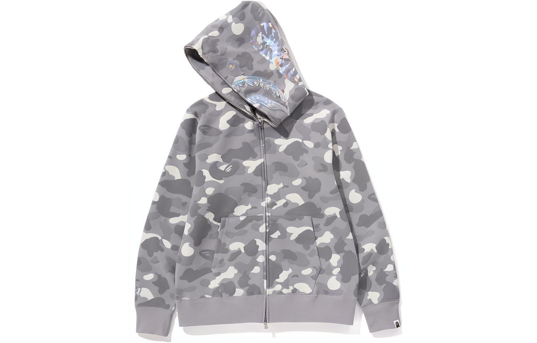 Bape A BATHING APE City Camo Glow Shark Full-Zip Hoodie Unisex. 1K30-115-003 圖 6