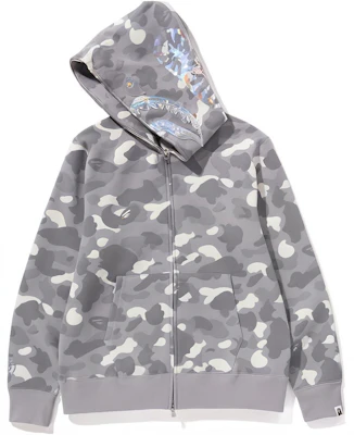 Bape A BATHING APE City Camo Glow Shark Full-Zip Hoodie Unisex. 1K30-115-003 Details for Bape A BATHING APE City Camo Glow Shark Full-Zip Hoodie Unisex. 1K30-115-003
