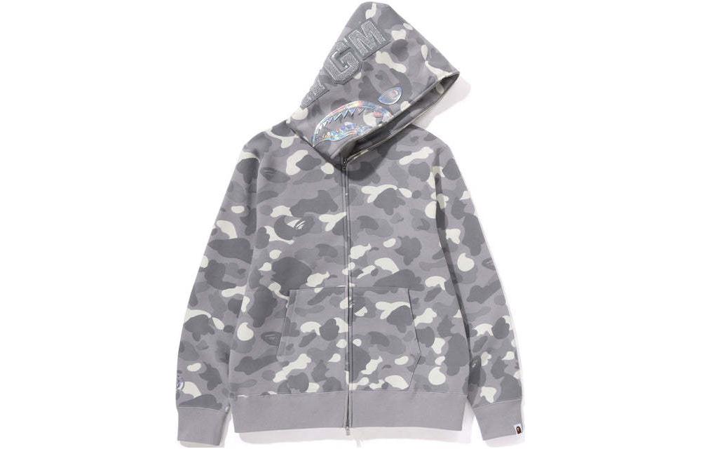 Bape A BATHING APE City Camo Glow Shark Full-Zip Hoodie Unisex. 1K30-115-003 圖 7