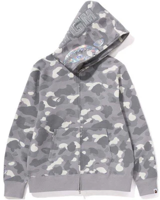Bape A BATHING APE City Camo Glow Shark Full-Zip Hoodie Unisex. 1K30-115-003 Sizing Bape A BATHING APE City Camo Glow Shark Full-Zip Hoodie Unisex. 1K30-115-003