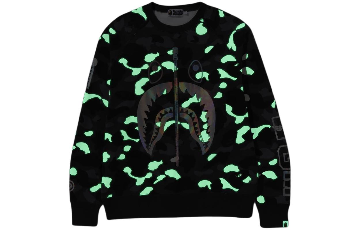 Lookbook エイプ A BATHING APE シティカモ シャーク クルーネック スウェット フルプリント. 1K30-113-005